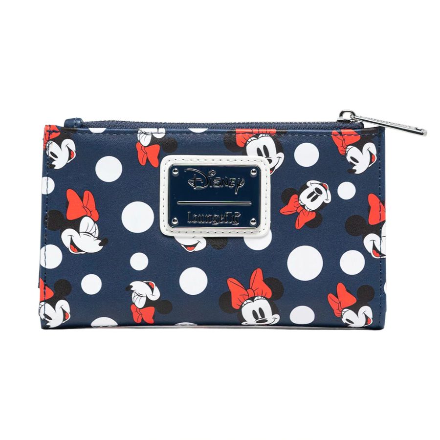 Disney - Minnie Mouse Polka Dots Navy Purse