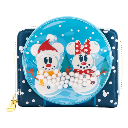 Disney - Mickey Mouse Snowman Snow Globe Purse