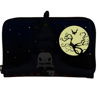 The Nightmare Before Christmas - Jack Skellington House Pop! Glow Zip Purse