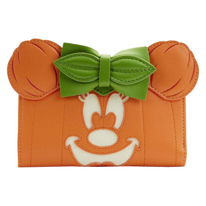 Disney - Minnie Mouse Pumpkin Glow Face Flap Purse