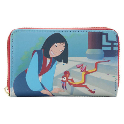 Mulan (1998) - Princess Scene Zip Around Purse