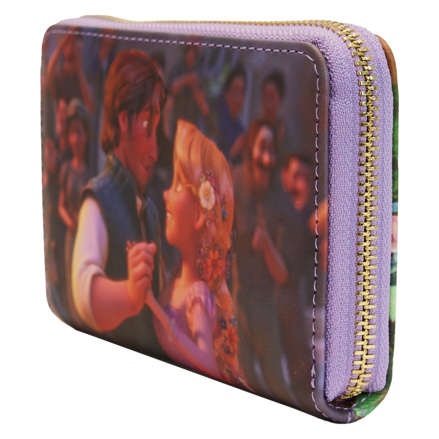 Tangled - Princess Scenes Zip Around Purse