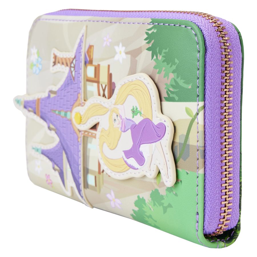 Tangled - Rapunzel Swinging Zip Around Wallet