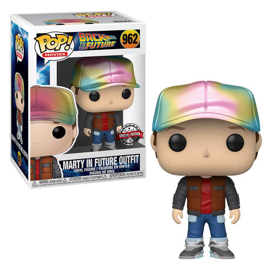 Back to the Future - Marty In Future Outfit Metallic US Exclusive Pop! Vinyl #962