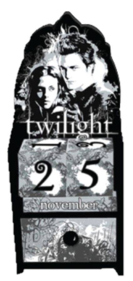 Twilight - Calendar Wooden Edward & Bella