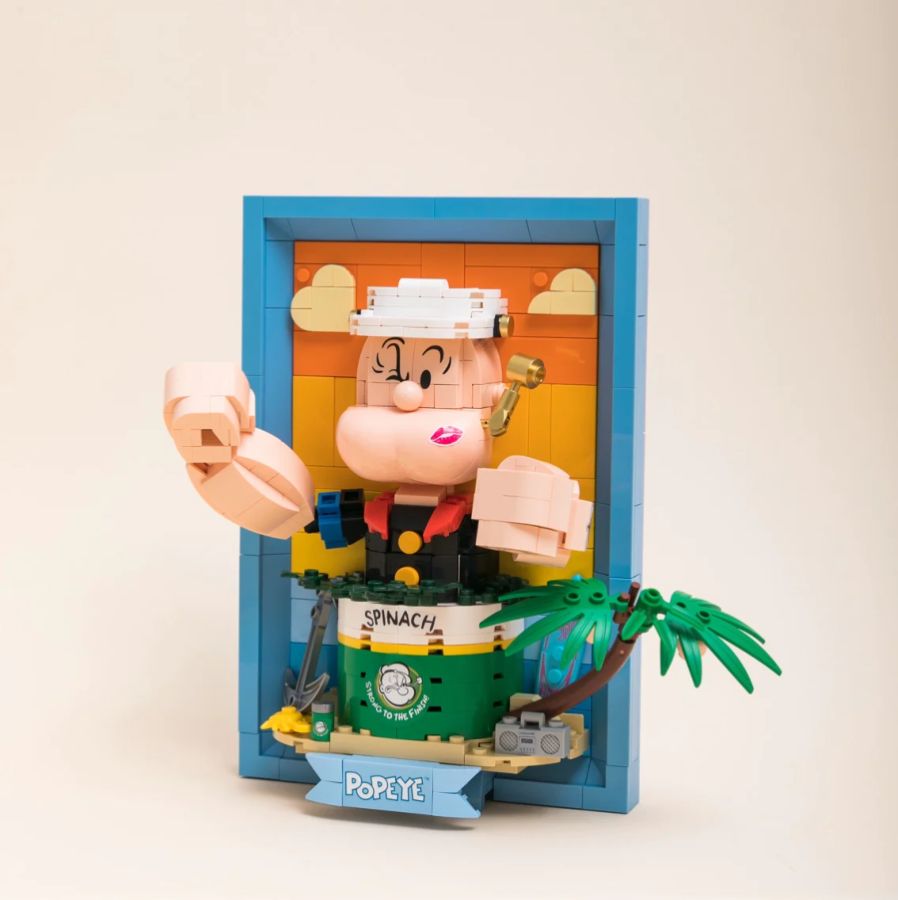 Popeye - Popeye 3:D Portrait Buildable Set (416pcs)