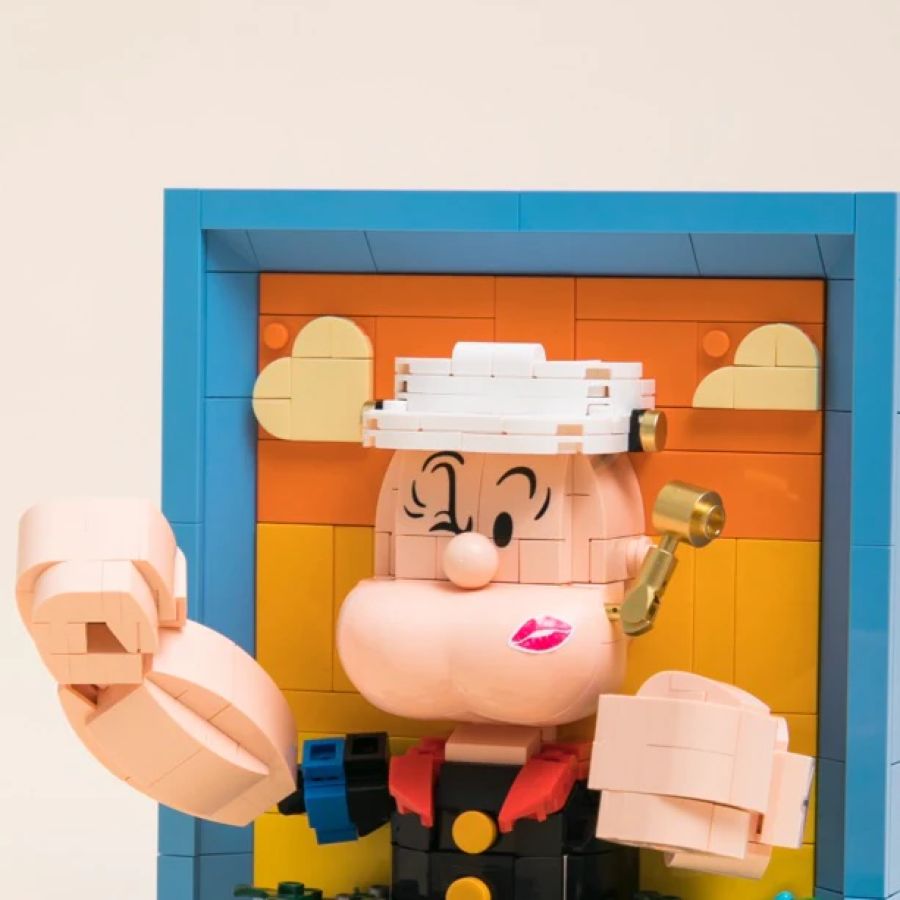 Popeye - Popeye 3:D Portrait Buildable Set (416pcs)