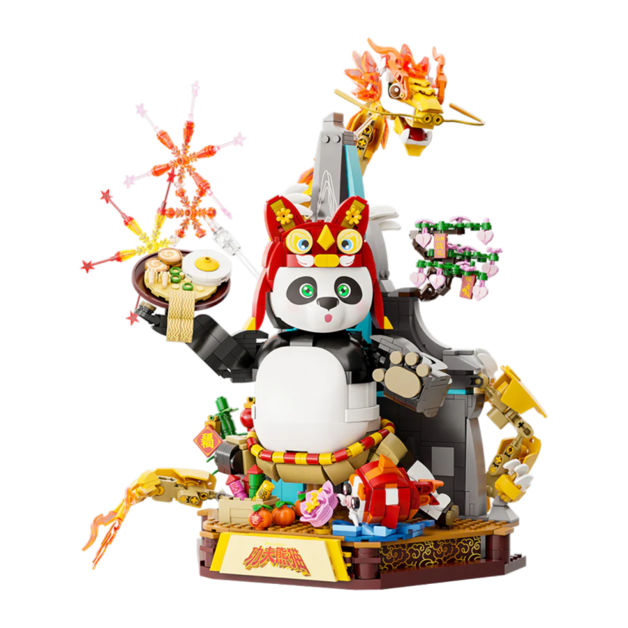 Kung Fu Panda - Dragon Warrior "Spring Festival" Special Edition Buildable Figure (1431pcs)