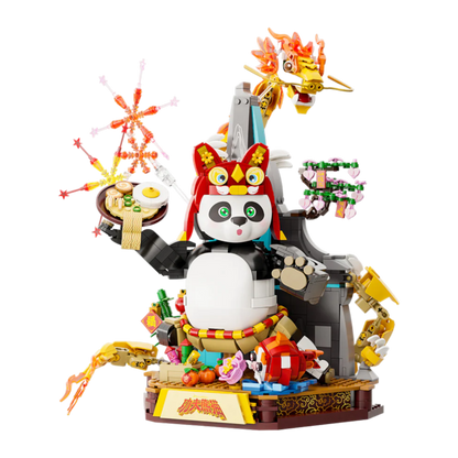 Kung Fu Panda - Dragon Warrior "Spring Festival" Special Edition Buildable Figure (1431pcs)