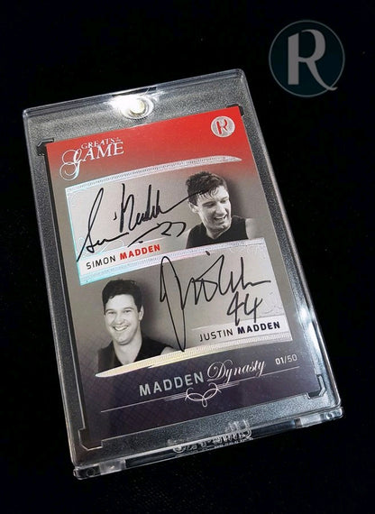 Aussie Rules - 2018 Regal Football Madden Dynasty Dual Signature Card - Ozzie Collectables