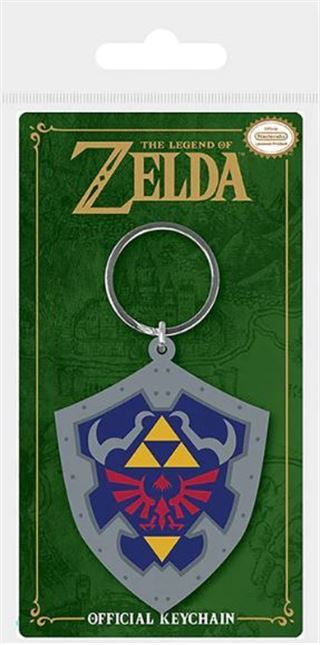 The Legend of Zelda - Hylian Shield - Rubber Keyring