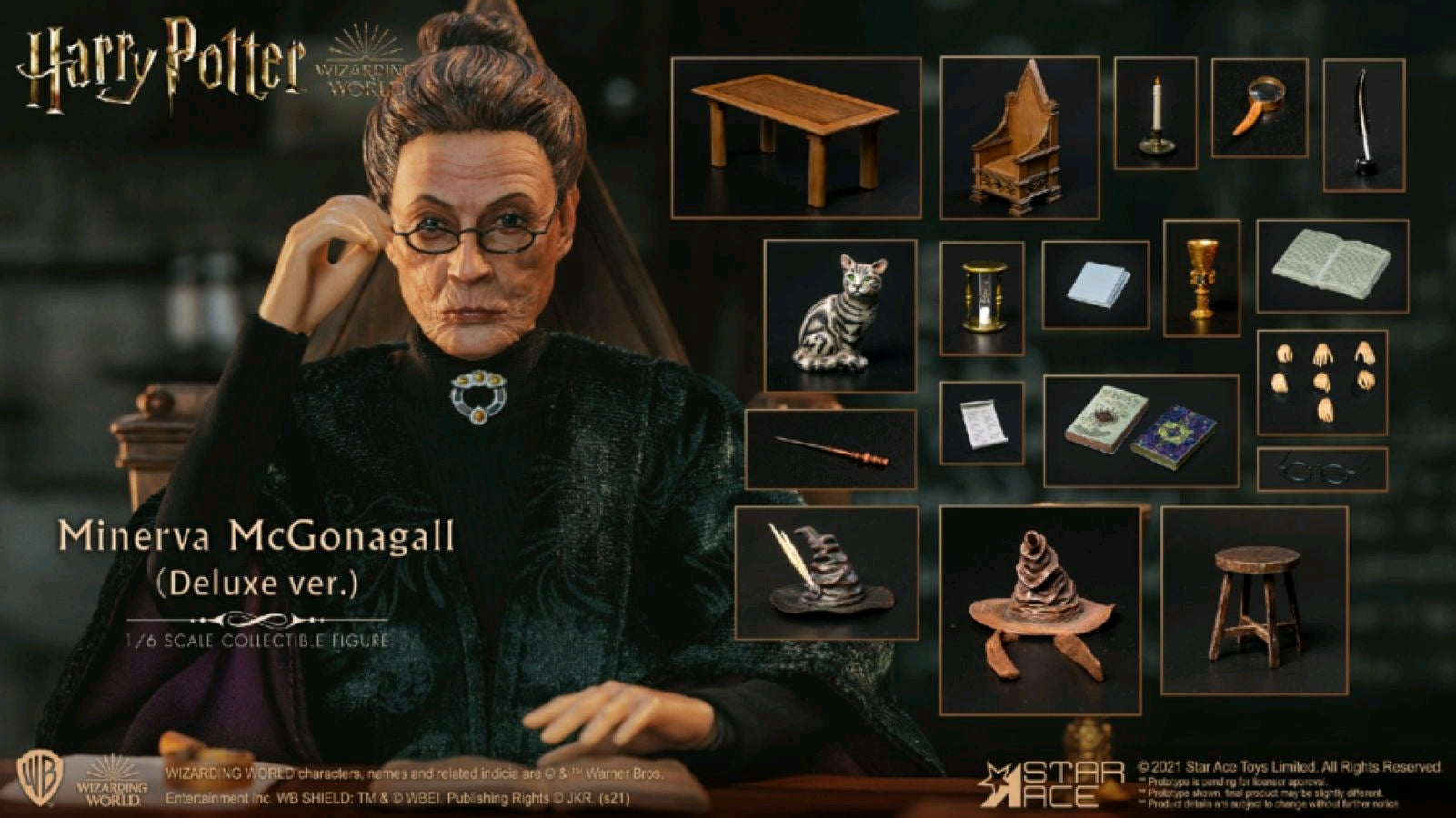 Harry Potter - Minerva McGonagall Deluxe 1:6 Scale 12" Action Figure