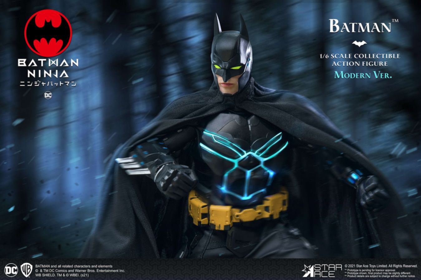 Batman - Batman Modern Ninja Deluxe 1:6 Scale 12" Action Figure