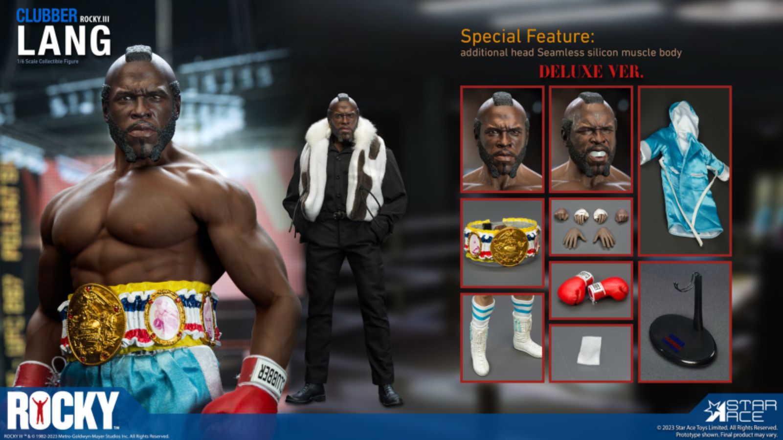 Rocky 3 - Clubber Lang (Deluxe Version) 1:6 Scale Action Figure