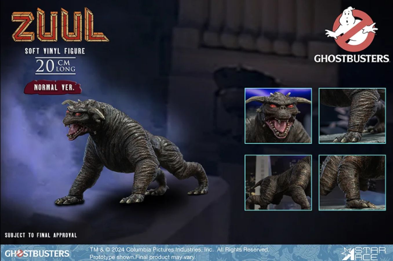 Ghostbusters - Zuul The Terror Dog PVC Statue