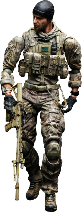 Medal of Honor Warfighter - Tom Preacher Play Arts Action Figure - Ozzie Collectables