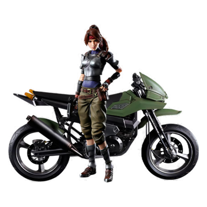 Final Fantasy VII - Jessie & Motorcycle Play Arts Action Figure