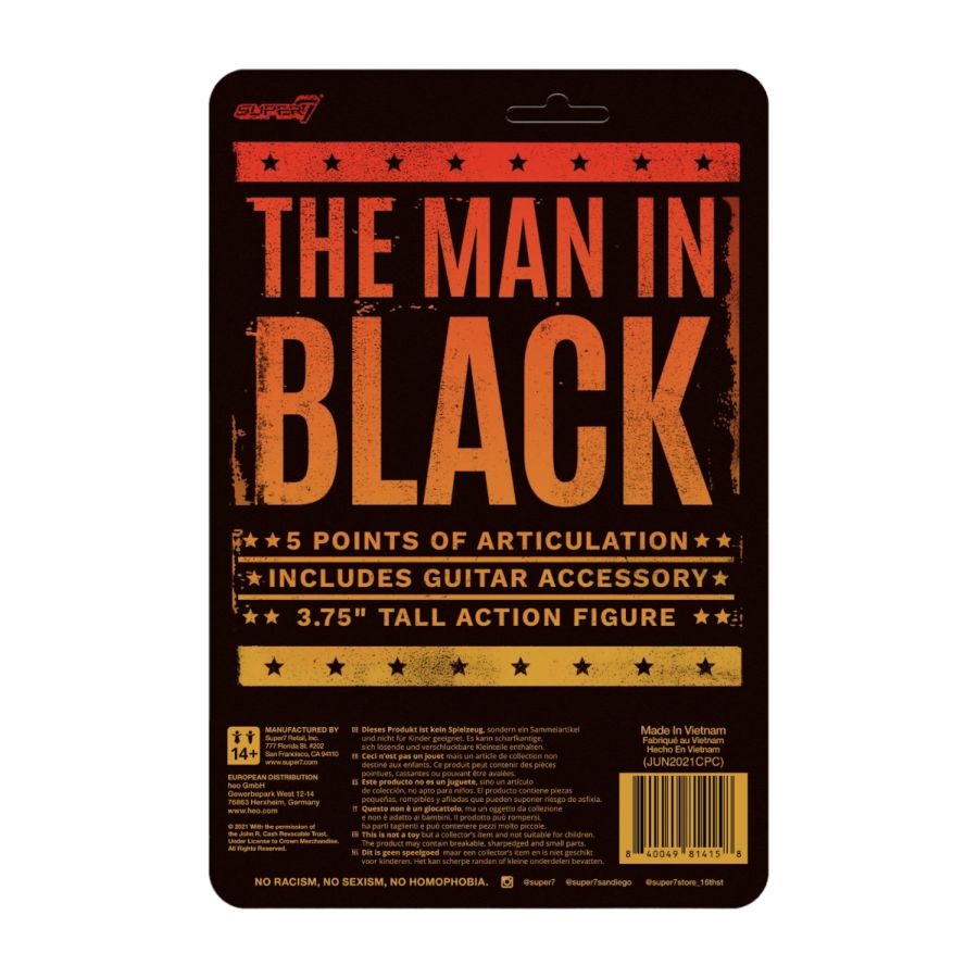 Johnny Cash - The Man in Black ReAction 3.75" Action Figure