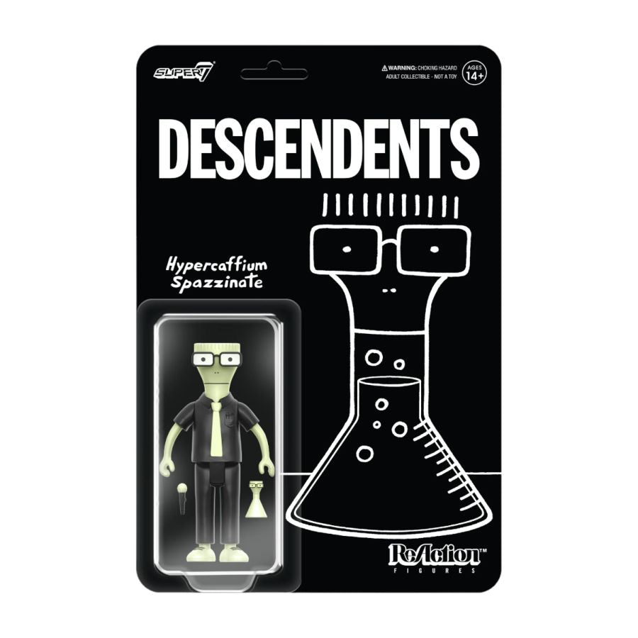 Descendents - Hypercaffium Spazzinate Milo Glow In The Dark ReAction 3.75" Action Figure