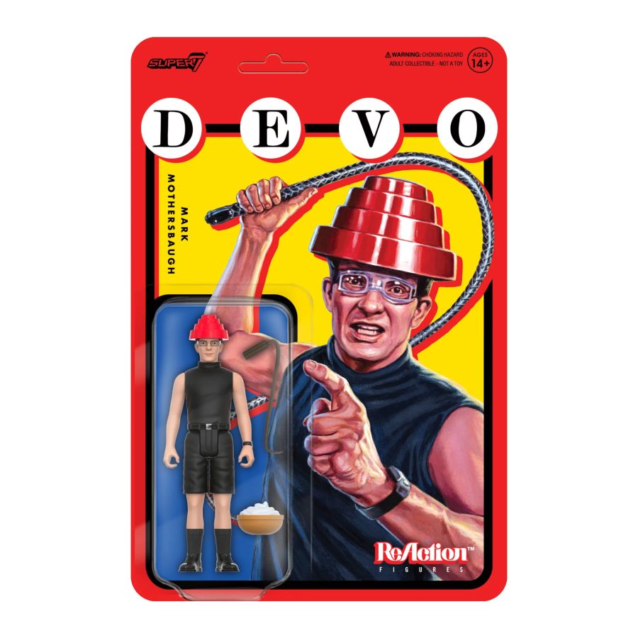 Devo - Whip It Mark Mothersbaugh Reaction 3.75" Figure