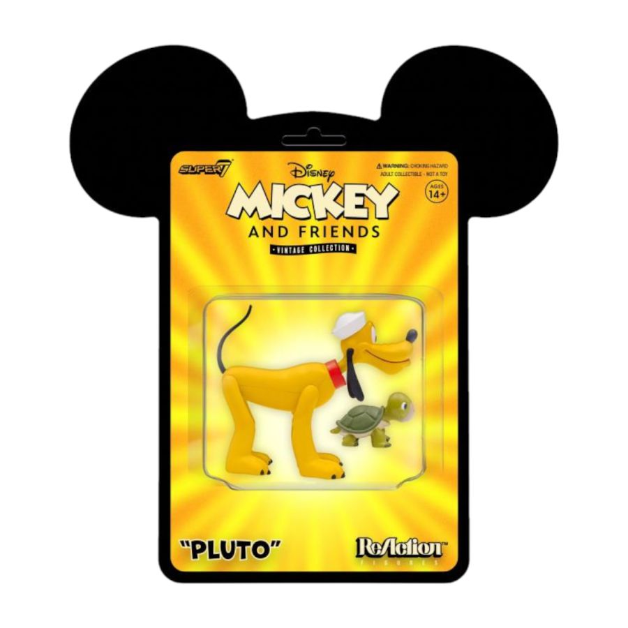 Mickey & Friends - Pluto Canine Patrol Vintage Collection ReAction 3.75" Action Figure