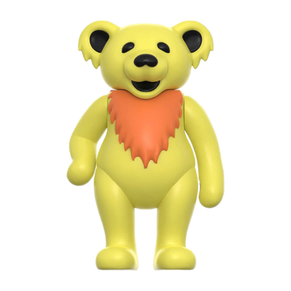 The Grateful Dead - Dancing Bear Glow (Electric Yellow) Reaction 3.75" Figure