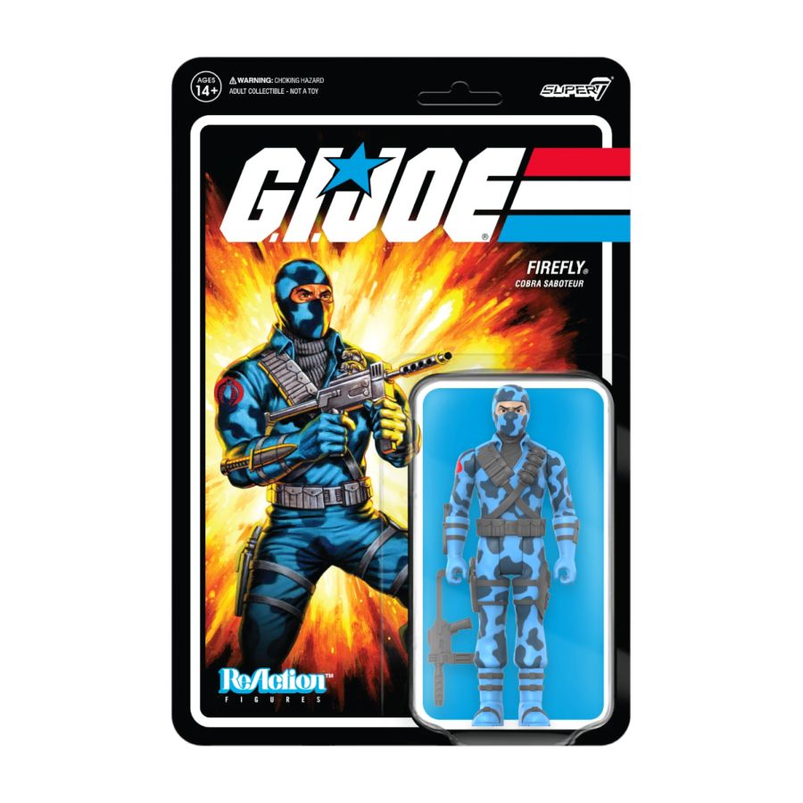 G.I. Joe - Firefly (Comic Colors) ReAction 3.75" Action Figure