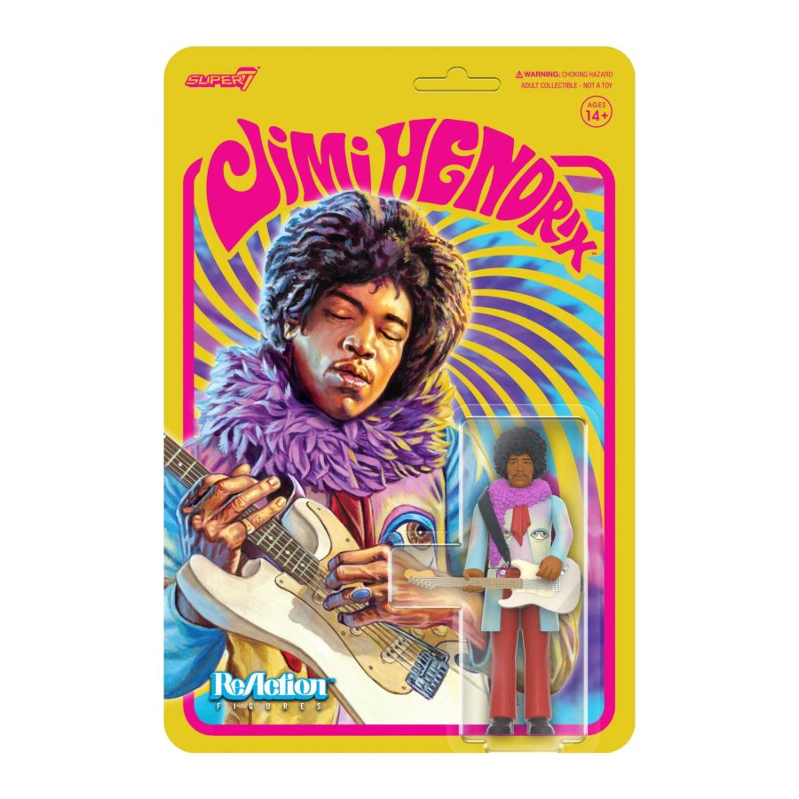 Jimi Hendrix - Jimi Hendrix (Are You Experienced) Reaction 3.75" Figure