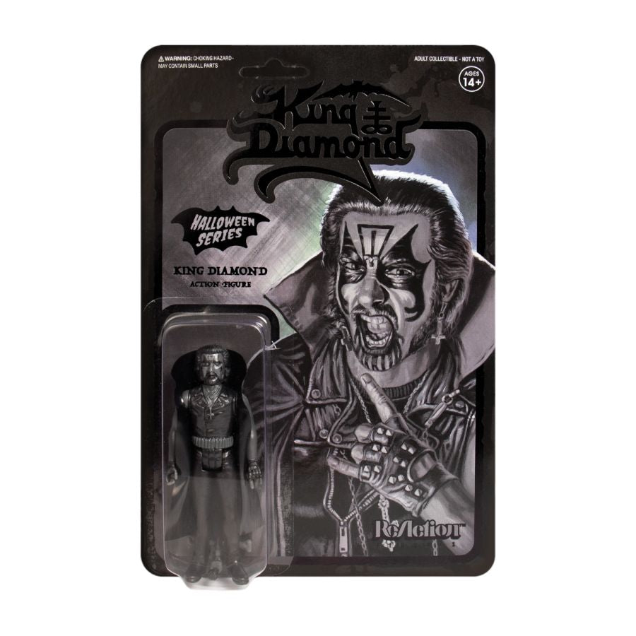 King Diamond - King Diamond None More Black Series ReAction 3.75" Action Figure