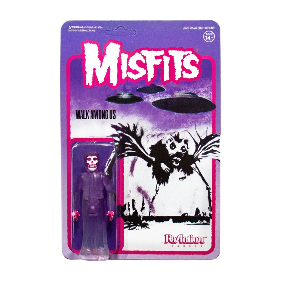 Misfits - The Fiend Walk Among Us Translucent Purple ReAction 3.75" Action Figure