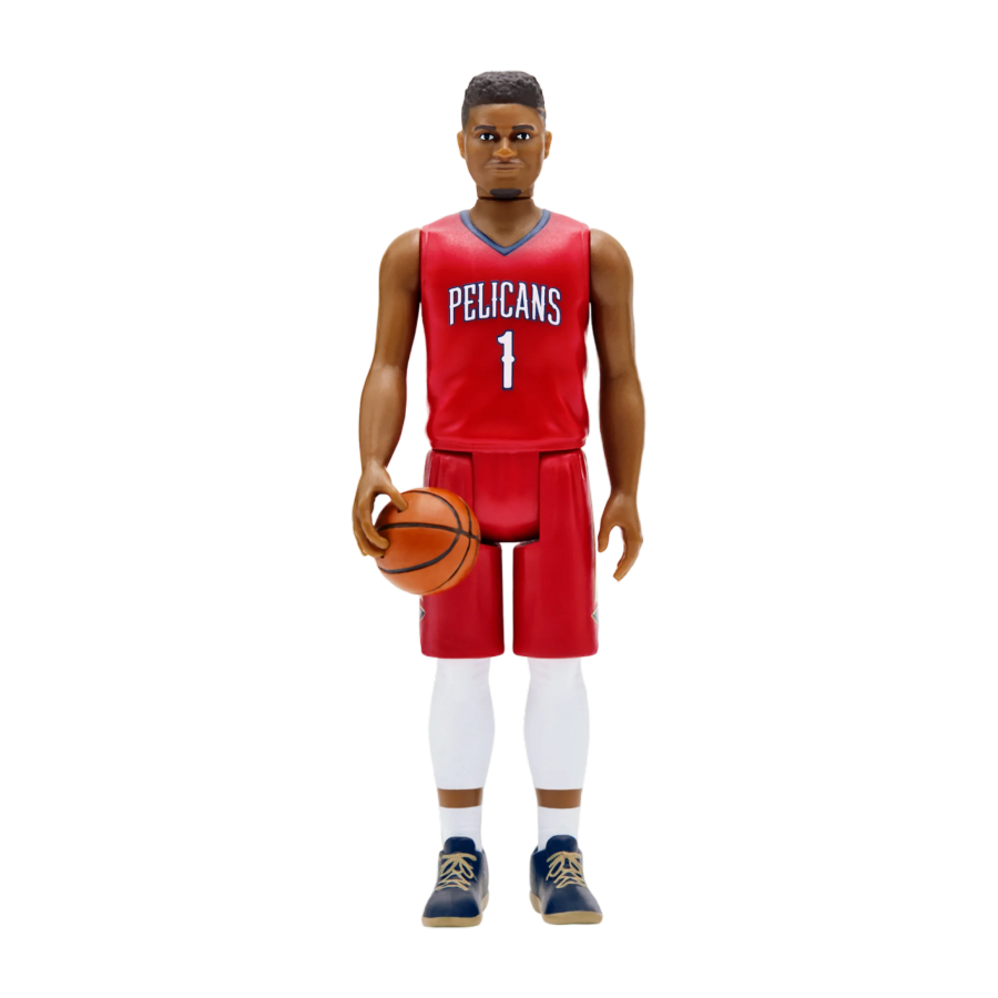 NBA - Zion Williamson New Orleans Pelicans Supersports ReAction 3.75" Action Figure