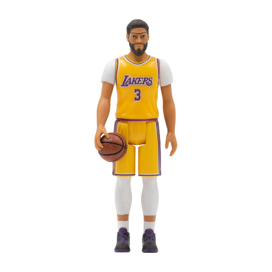 NBA - Anthony Davis Los Angeles Lakers Supersports ReAction 3.75" Action Figure