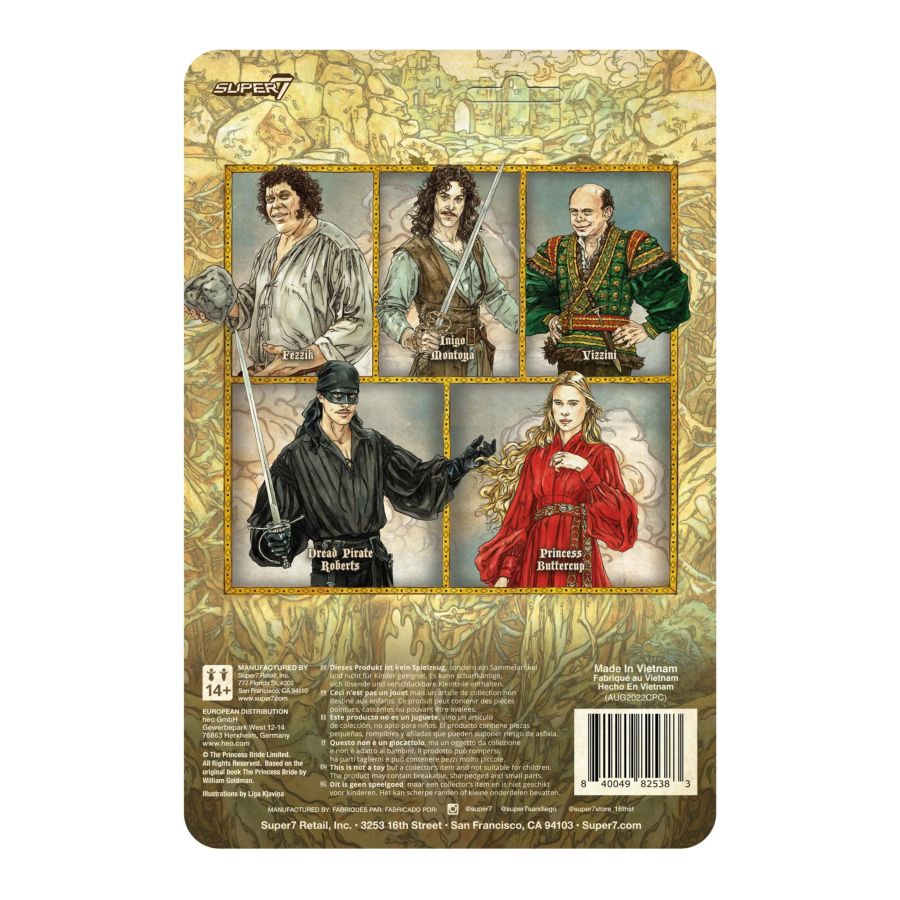 The The Princess Bride - Vizzini Reaction 3.75" Figure