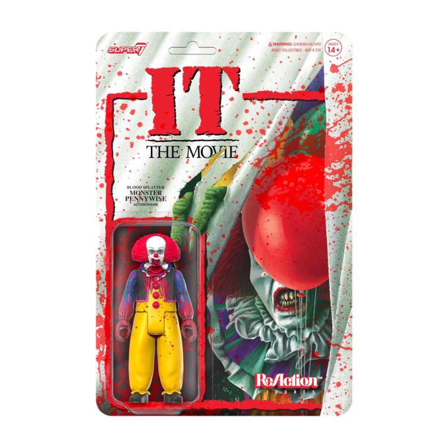 It (1990) - Bloody Pennywise ReAction 3.75" Action Figure