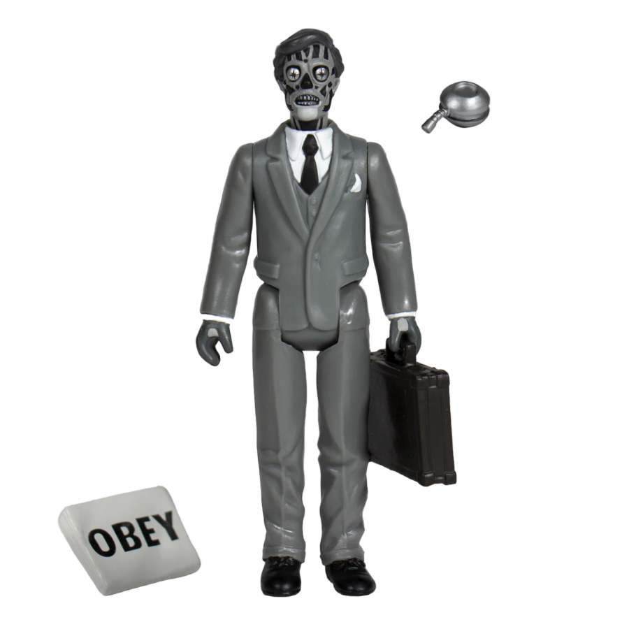 They Live - Male Ghoul Black & White ReAction 3.75" Action Figure