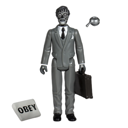 They Live - Male Ghoul Black & White ReAction 3.75" Action Figure