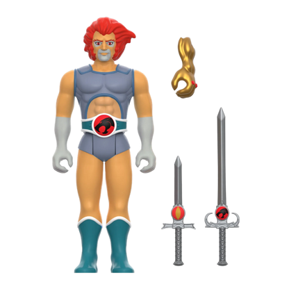 The Thundercats - Hook Mountain Lion-O (Ice Thaw Color Change) Reaction 3.75" Figure