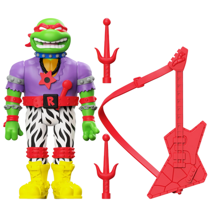 Teenage Mutant Ninja Turtles (TV'87) - Heavy Metal Raphael ReAction 3.75" Action Figure