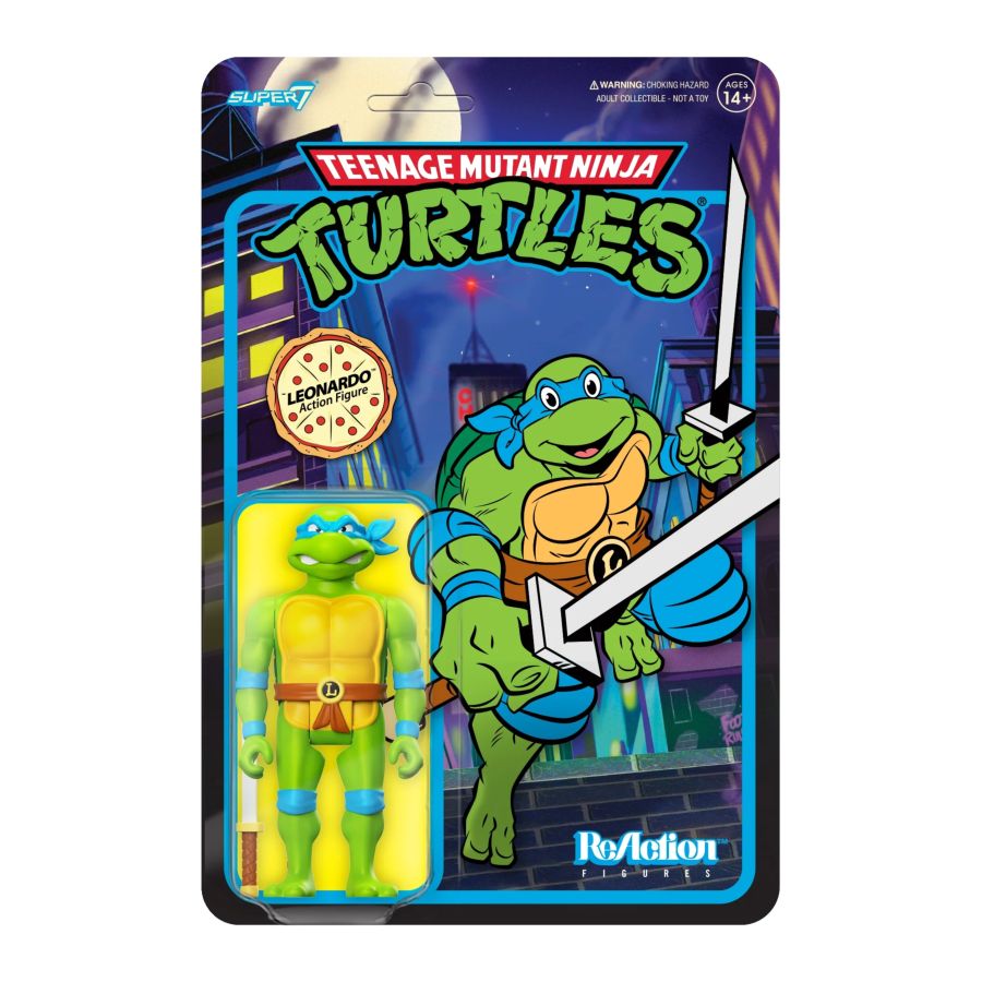 Teenage Mutant Ninja Turtles (TV'87) - Leonardo Toon Reaction 3.75" Figure