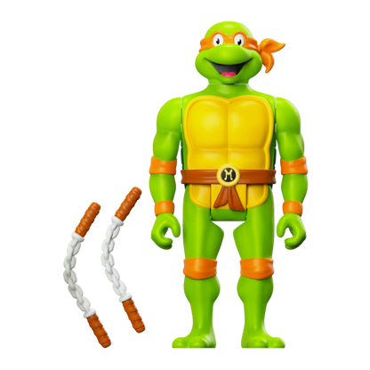 Teenage Mutant Ninja Turtles (TV'87) - Michelangelo Toon Reaction 3.75" Figure