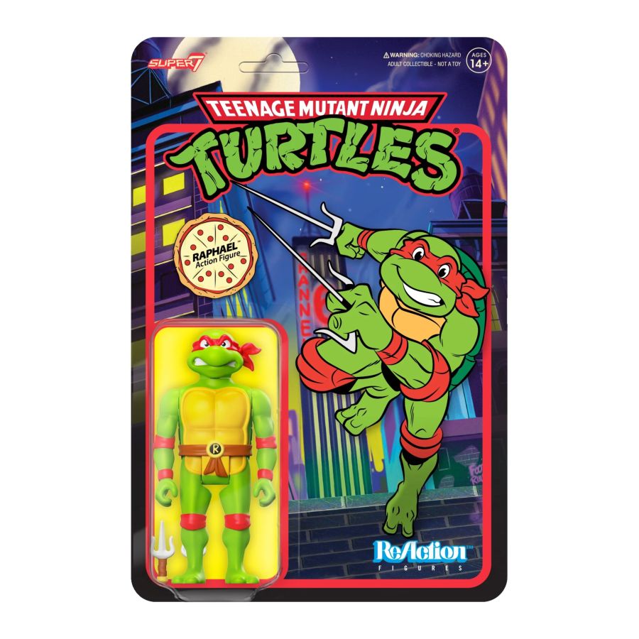 Teenage Mutant Ninja Turtles (TV'87) - Raphael Toon Reaction 3.75" Figure