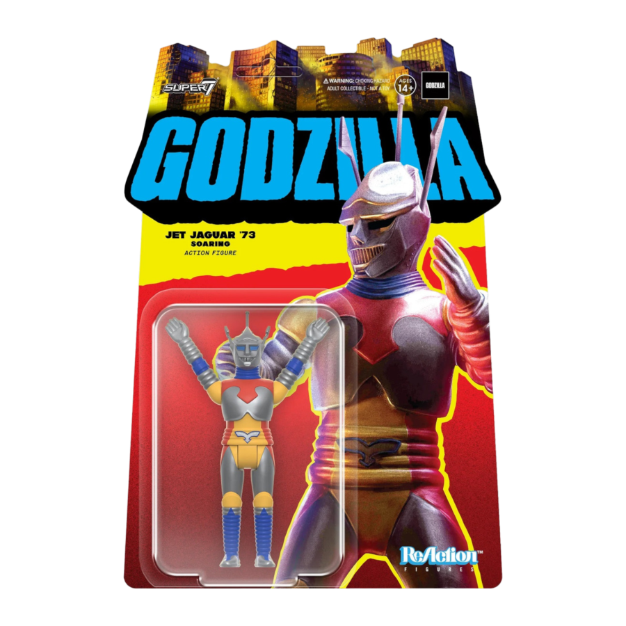 Godzilla - Toho Jet Jaguar '73 Soaring Reaction 3.75" Figure