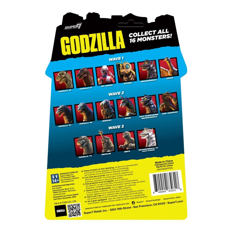 Toho - Godzilla '74 Reaction 3.75" Figure