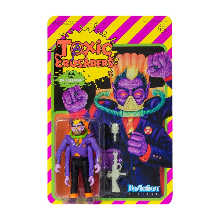 Toxic Crusaders - Dr. Killemoff ReAction 3.75" Action Figure