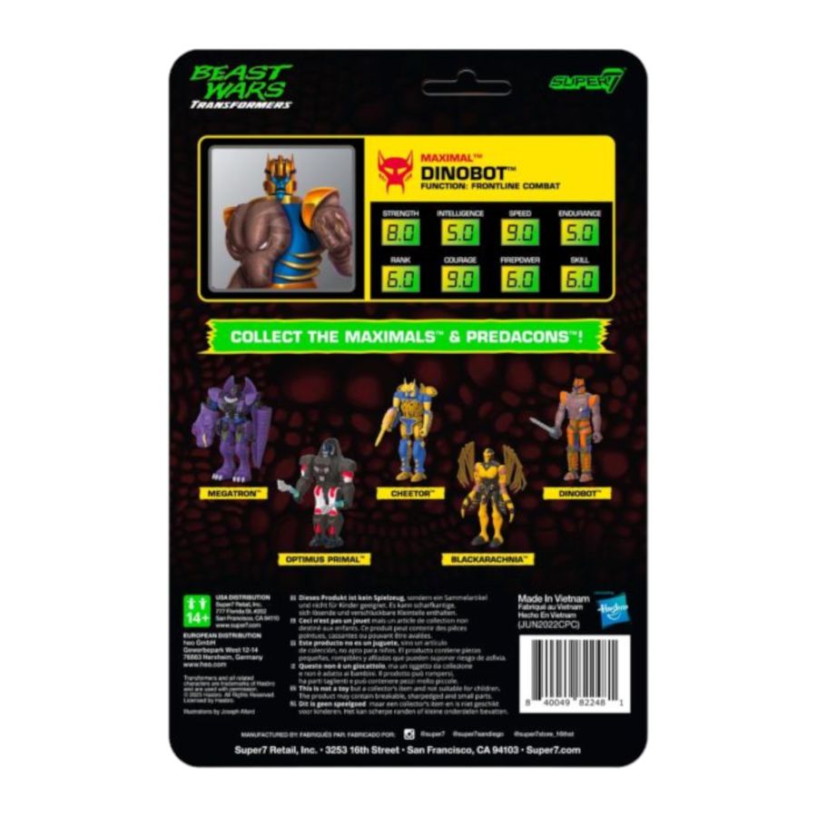 Transformers: Beast Wars - Dinobot Reaction 3.75" Figure