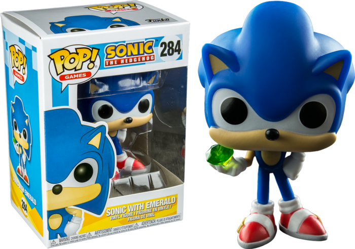 Sonic the Hedgehog - Sonic with Emerald Pop! Vinyl #284