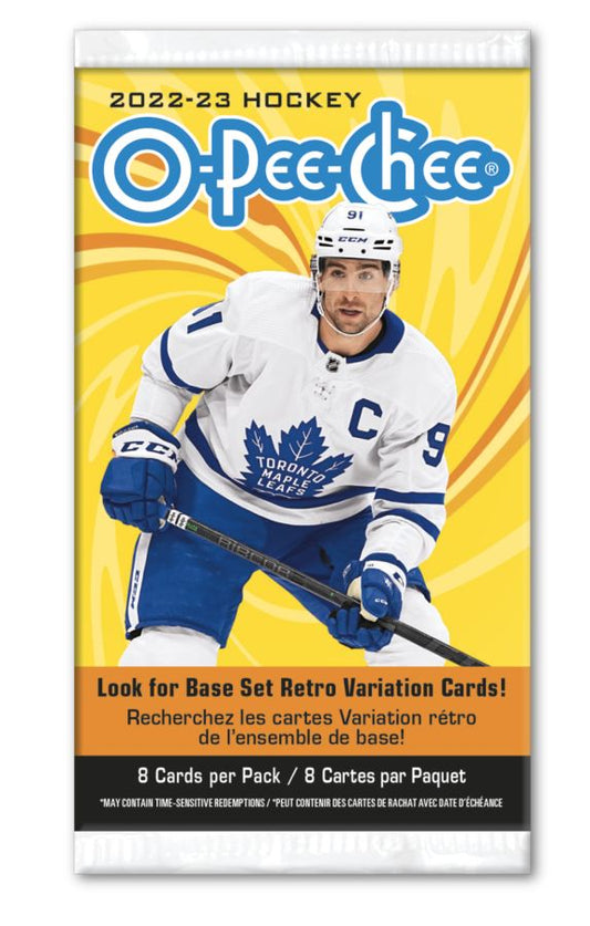 NHL - 2022/23 O-Pee-Chee Hockey Trading Cards - Retail (Display of 36)