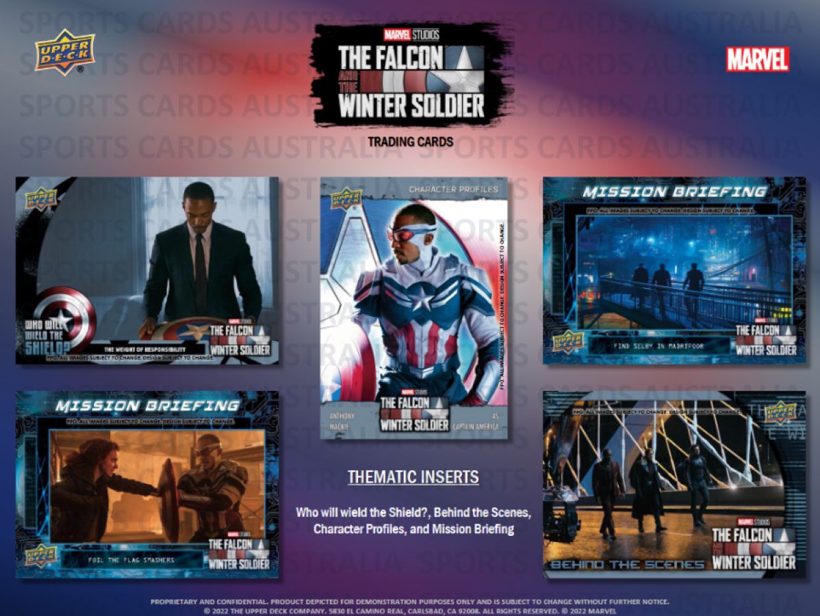 The Falcon and the Winter Soldier - Trading Cards (Display of 15)