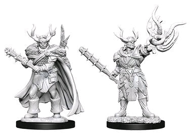 Pathfinder - Deep Cuts Unpainted Miniatures: Male Half-Orc Druid - Ozzie Collectables