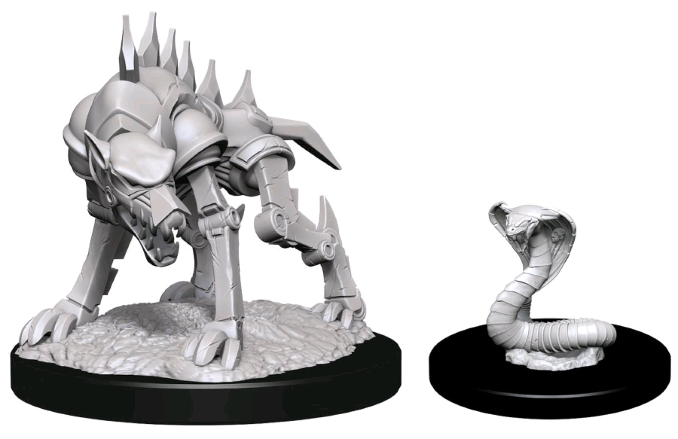 Dungeons & Dragons - Nolzur's Marvelous Unpainted Miniatures: Iron Cobra & Iron Defender